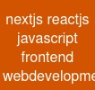 nextjs     reactjs     javascript     frontend     web-development