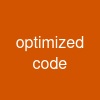 optimized code