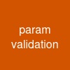 param validation