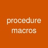 procedure macros