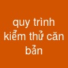 quy trình kiểm thử căn bản