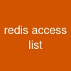 redis access list