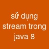 sử dụng stream trong java 8