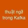 thuật ngữ trong Kafka