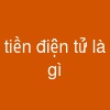 tiền điện tử là gì