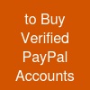 to Buy Verified PayPal Accounts