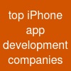 top iPhone app development companies