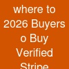 where to 2026 Buyers o Buy Verified Stripe ...