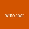 write test