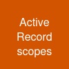 Active Record scopes