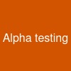 Alpha  testing
