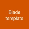 Blade template