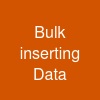 Bulk inserting Data