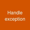 Handle exception