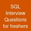 SQL Interview Questions for freshers