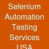 Selenium Automation Testing Services USA