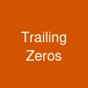 Trailing Zeros