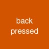 back pressed