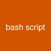 bash script