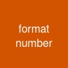 format number