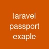 laravel passport exaple