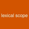 lexical scope