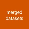 merged datasets