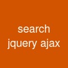 search jquery ajax