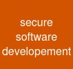 secure software developement