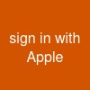sign in with Apple