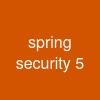 spring security 5