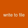write to file