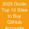 2025 Guide: Top 10 Sites to Buy GitHub Accounts