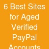 6 Best Sites for Aged & Verified PayPal Accounts Online
