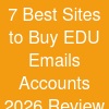7 Best Sites to Buy EDU Emails Accounts (2026 Review & ...