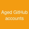 Aged GitHub accounts