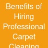 Benefits of Hiring Professional Carpet Cleaning Service for your Business