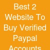 Best 2 Website To Buy Verified Paypal Accounts