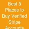 Best 8  Places to Buy Verified Stripe Accounts Online in usa