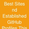 Best Sites nd Established GitHub Profiles This Year