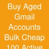 Buy Aged Gmail Accounts Bulk Cheap & 100% Active