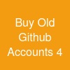 Buy Old Github Accounts 4
