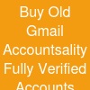Buy Old Gmail Accounts:ality & Fully Verified Accounts