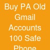 Buy PA Old Gmail Accounts: 100% Safe & Phone Verified
