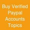 Buy Verified Paypal Accounts · Topics