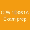CIW 1D0-61A Exam prep