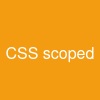 CSS scoped