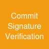 Commit Signature Verification