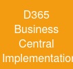 D365 Business Central Implementation