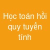 Học toán hồi quy tuyến tính